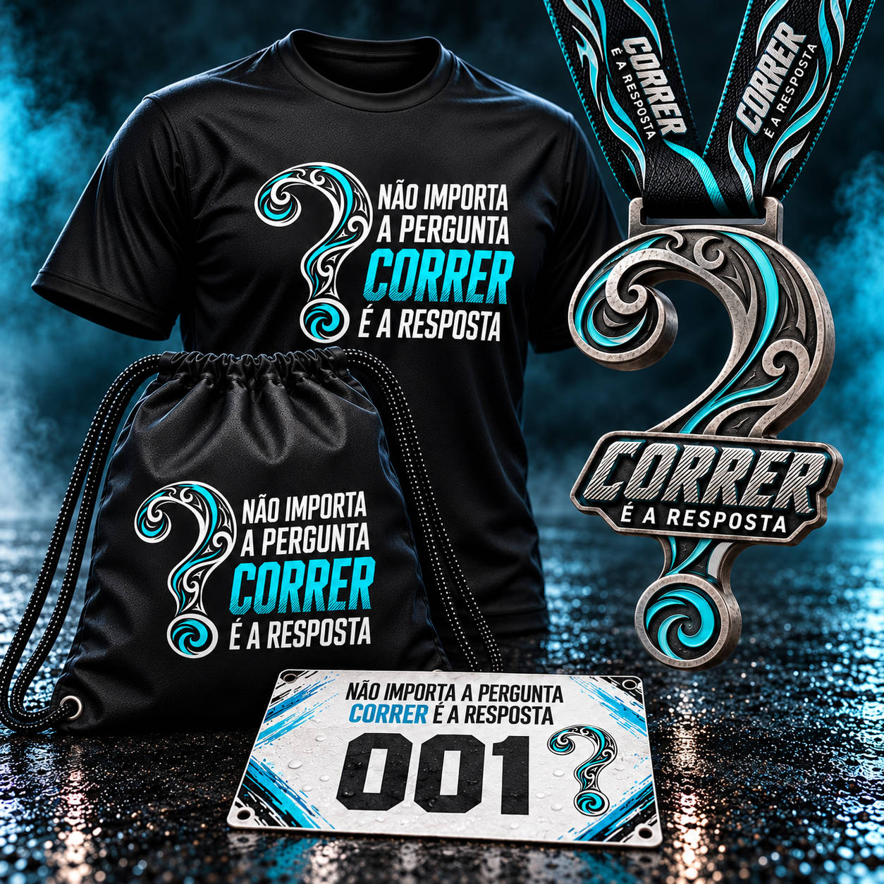 CORRIDA CORRER É A RESPOSTA -  SÃO CARLOS - SP - Kit
