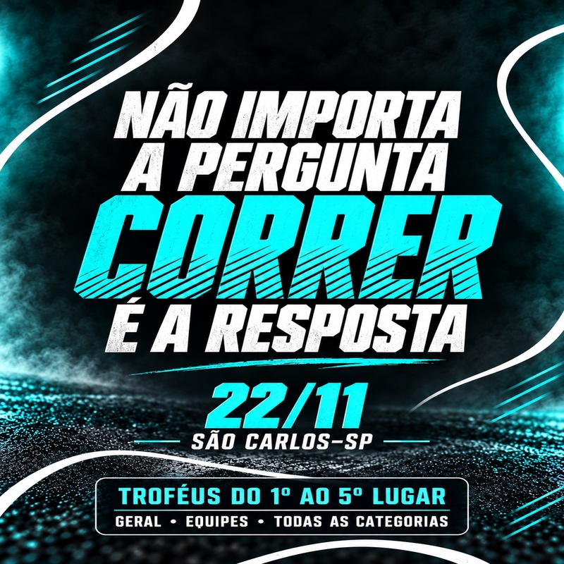 CORRIDA CORRER É A RESPOSTA -  SÃO CARLOS - SP